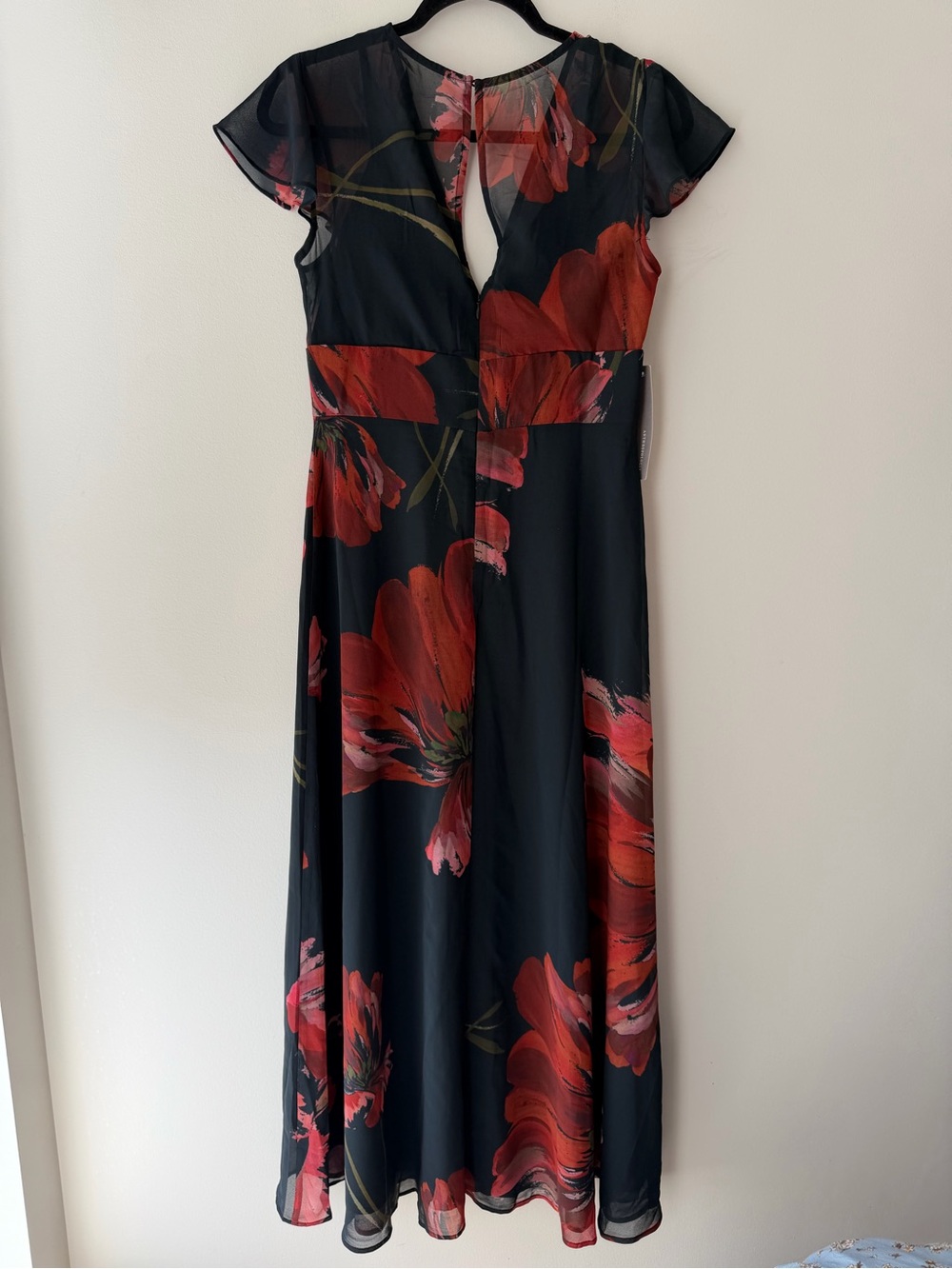Anthropologie Hutch Nia Short-Sleeve V-Neck Maxi Dress NWT - Picture 7 of 8